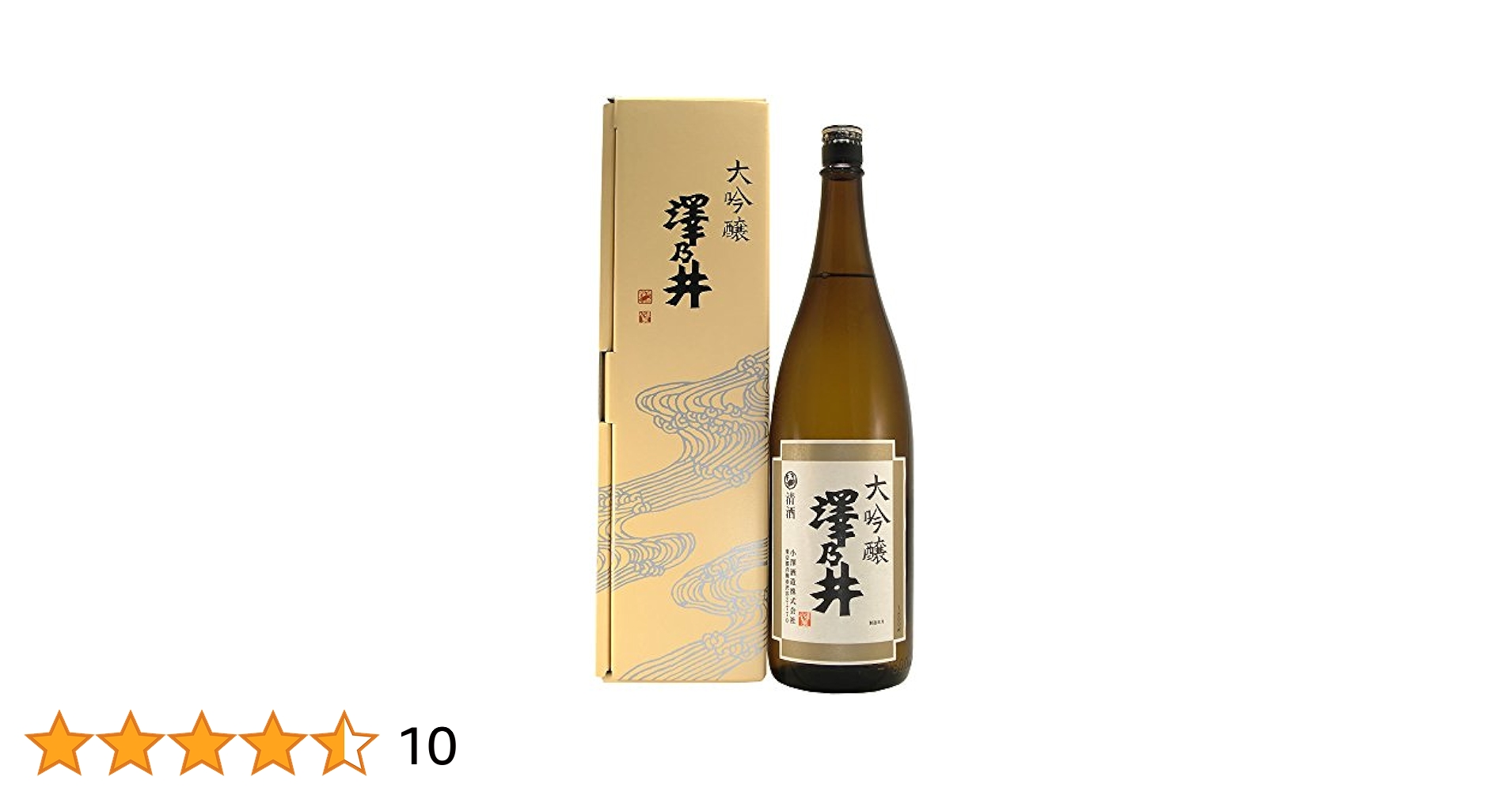 Amazon.co.jp: 澤乃井 大吟醸 [ 日本酒 東京都 1800ml ] : 食品